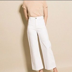 Rollas Old Mate Jean high rise wide leg Vintage White